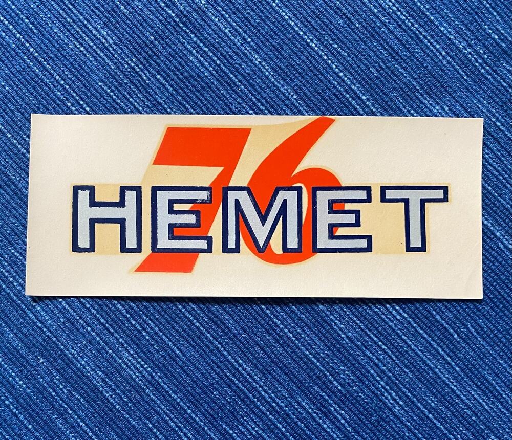Vintage Union 76 Oil Hemet California Water Decal Gas Station Travel Souvenir